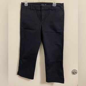 Old Navy Mid-Rise Pixie Crop Work Pants